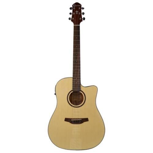 Menor preço em Violão Crafter Folk com Cutway Elétrico Cordas de Aço HD-100CE/OP.N Natural Fosco Open Pore
