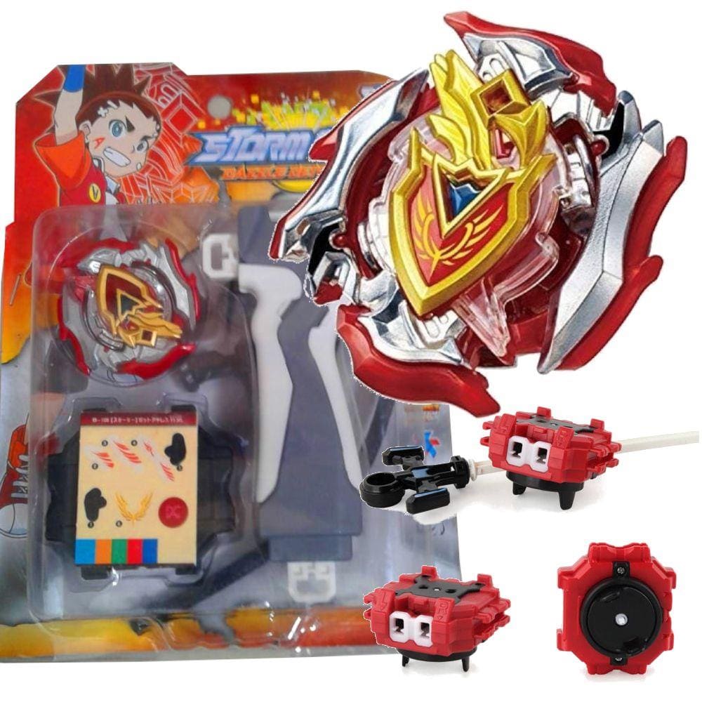 Pião Beyblade Burst QuadStrike - 1 pião e instruções - Xiphoid