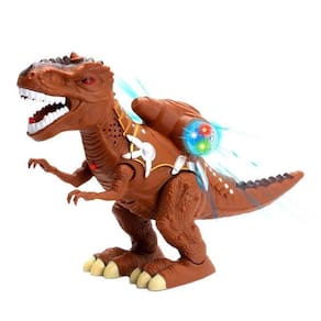 Dinossauro Robo Som E Luz Dragao T Rex Anda Brinquedo Barato