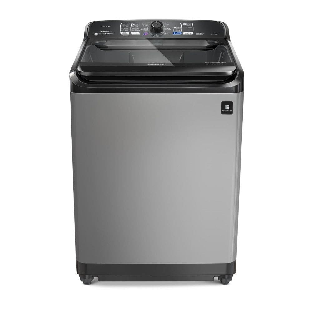 Lavadora de Roupa 12 Kg Titanium Panasonic - 220v - Na-f120b1tb