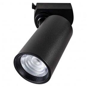 Spot Para Trilho Led 12W 3000K Preto Bivolt Delis