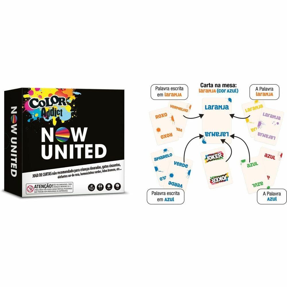 Jogo de Cartas Color ADDICT NOW United