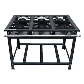 Fogão Industrial 8 Bocas 30x30 Alta Pressão P7 Lux - MetalFour