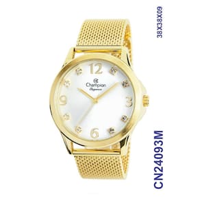 Relogio Champion Feminino Dourado Lançamento Cn24093m
