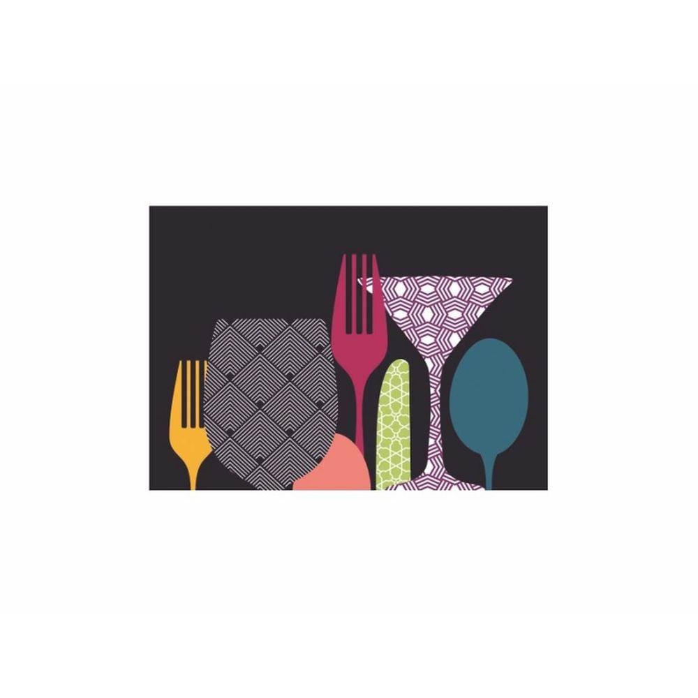 Tapete Cozinha 50X70 Silverware Kacyumara