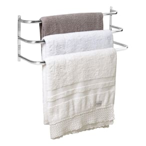 Porta Toalhas Toalheiro Triplo Para Porta Ou Parede 48cm
