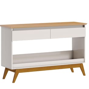 Aparador Classic Mais Imcal 61433 Off White Nature 2 Gavetas Sala - Imcal