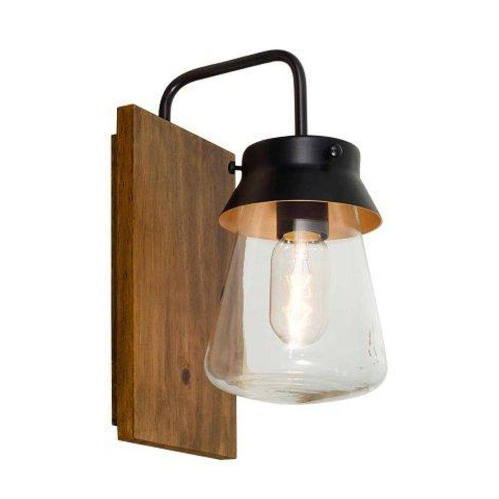 Arandela Madelustre Memories para 1 Lâmpada Vidro Transparente 127/220V