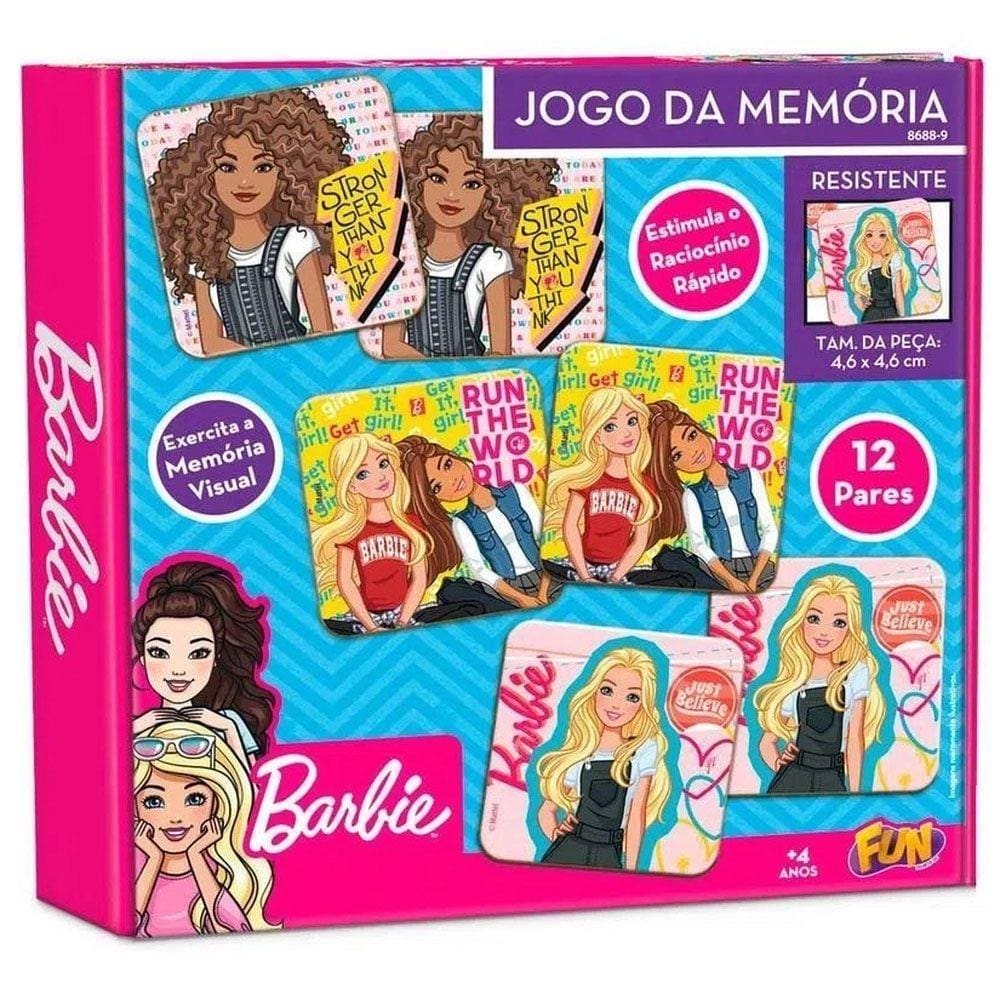 Jogo Box de Atividades da Barbie com diversos Acessórios - Copag