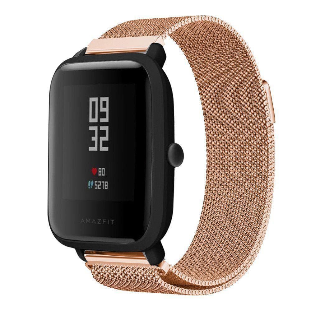 Kit 2 Pulseiras De Metal / Aço - Magnética P/ Amazfit Bip