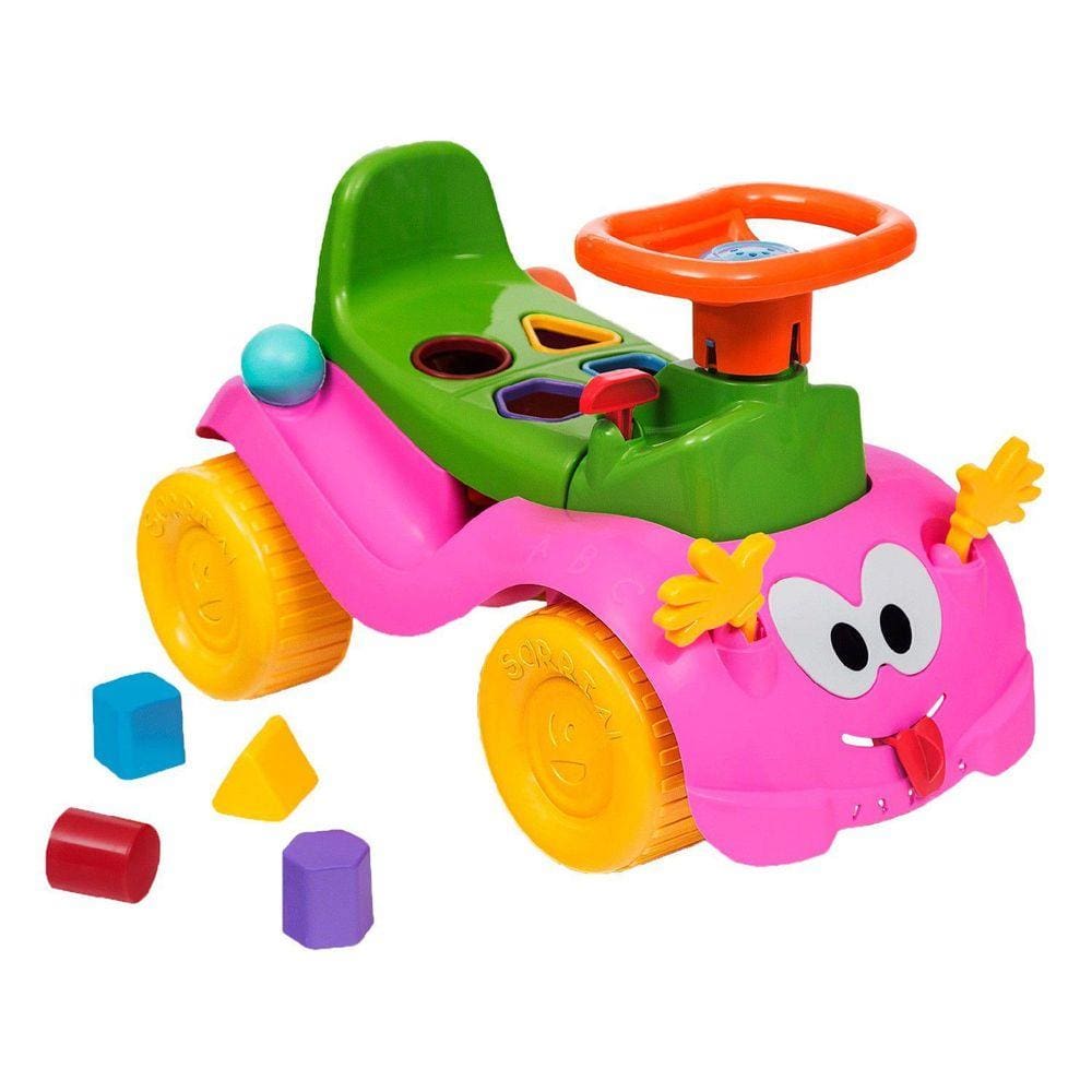 Andador Infantil Totokinha Bolinha Menina Cardoso Toys