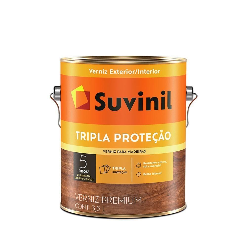 Verniz Filtro Solar Brilhante 3,6L Interior e Exterior Suvinil