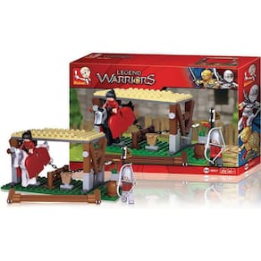 Blocos Cavaleiros Estabulo 129pcs Br1343