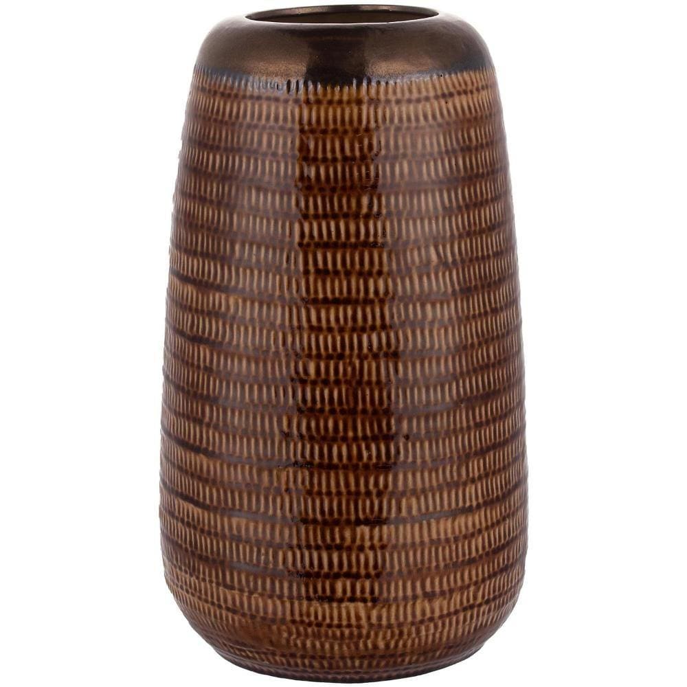 Vaso Flor Cerâmica Kura 24x42cm