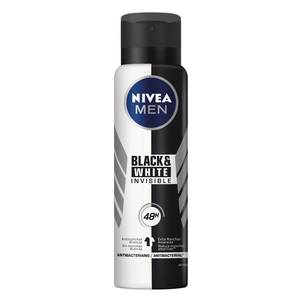 Desodorante Nivea Men Aerossol Invisible for Black & White 150ml