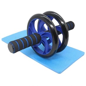 Roda De Exercícios Abdominais Dupla Rodinha Abdominal Azul CBRN15481
