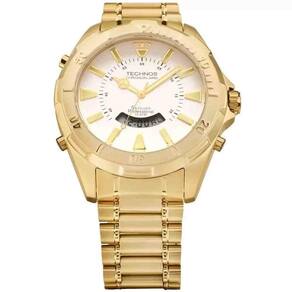 Relógio Dourado Masculino Technos Skydiver WT205FL/4B