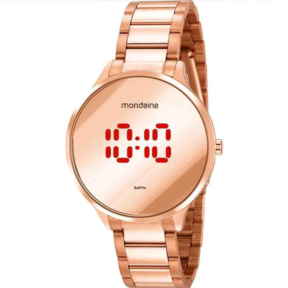 Relogio Feminino Digital Mondaine 32060LPMVRE2