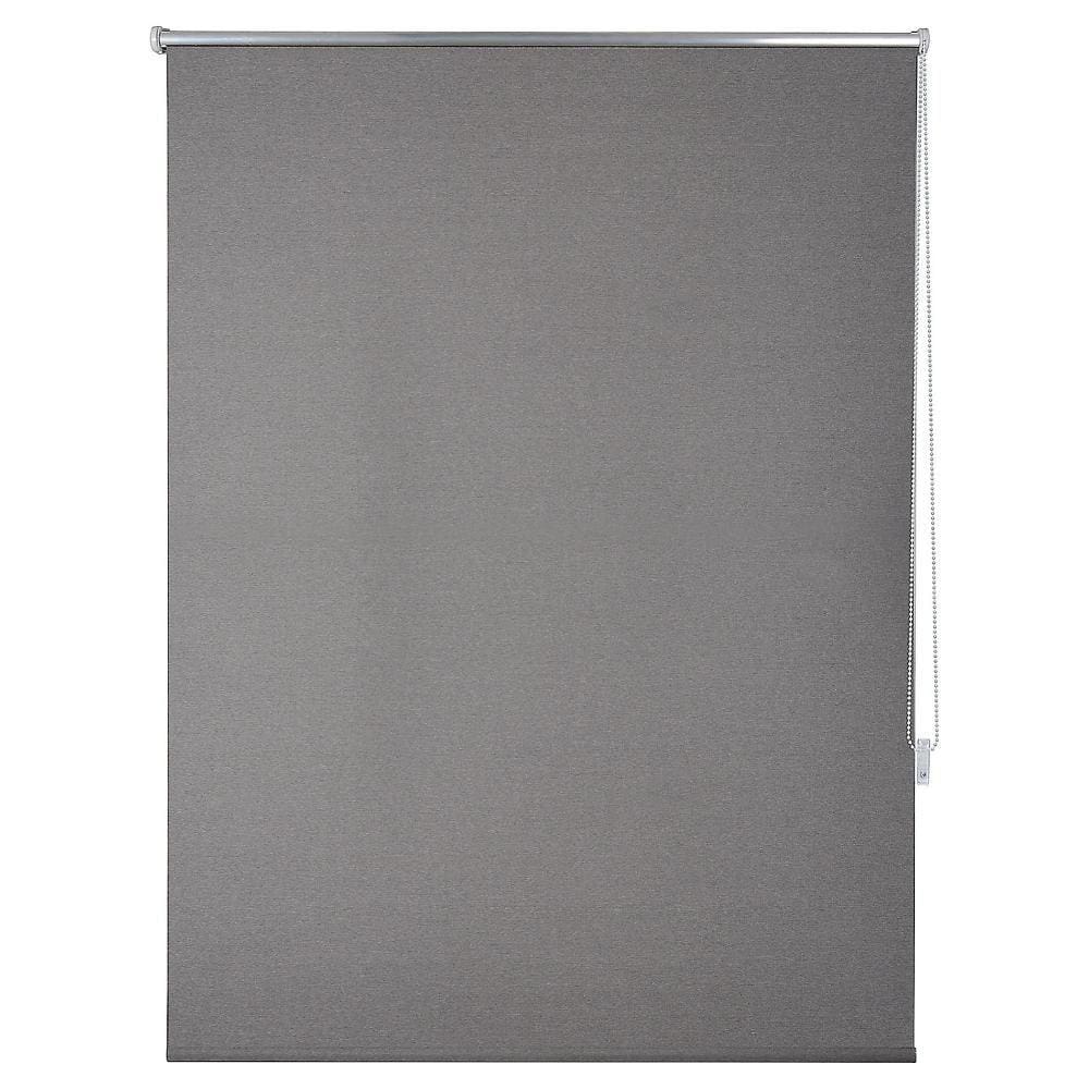 Cortina Rolô Blackout Textura 120x250cm Cinza