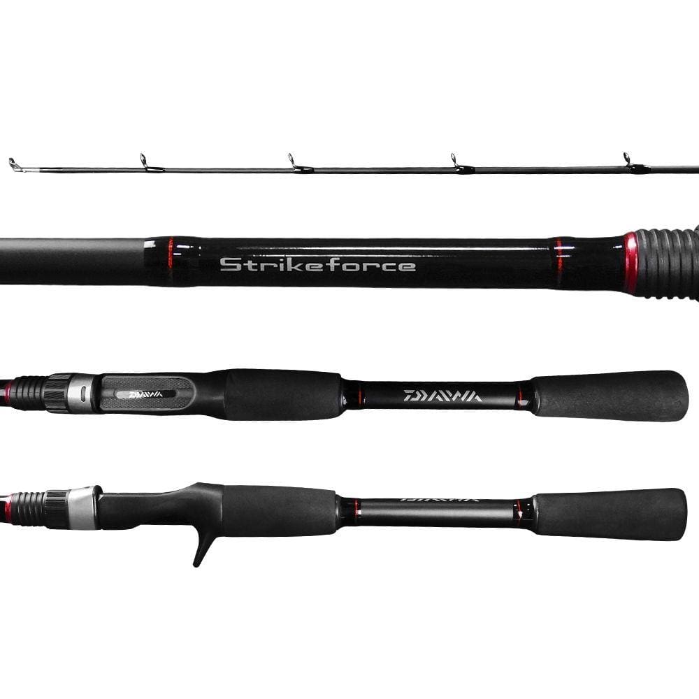 Vara Pesca Carretilha Daiwa Strikeforce SF602MHRB 1,83m 12 -25 Lbs 2 Partes