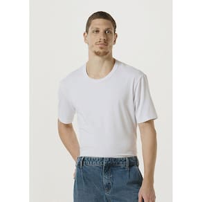 Camiseta Básica Manga Curta Masculina Em Malha H+