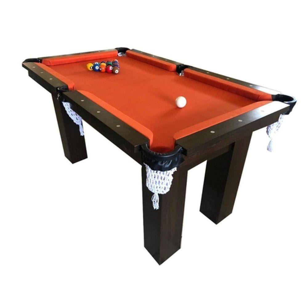 Mesa De Sinuca Infantil Bilhar Snooker De Luxo Braskit no Shoptime