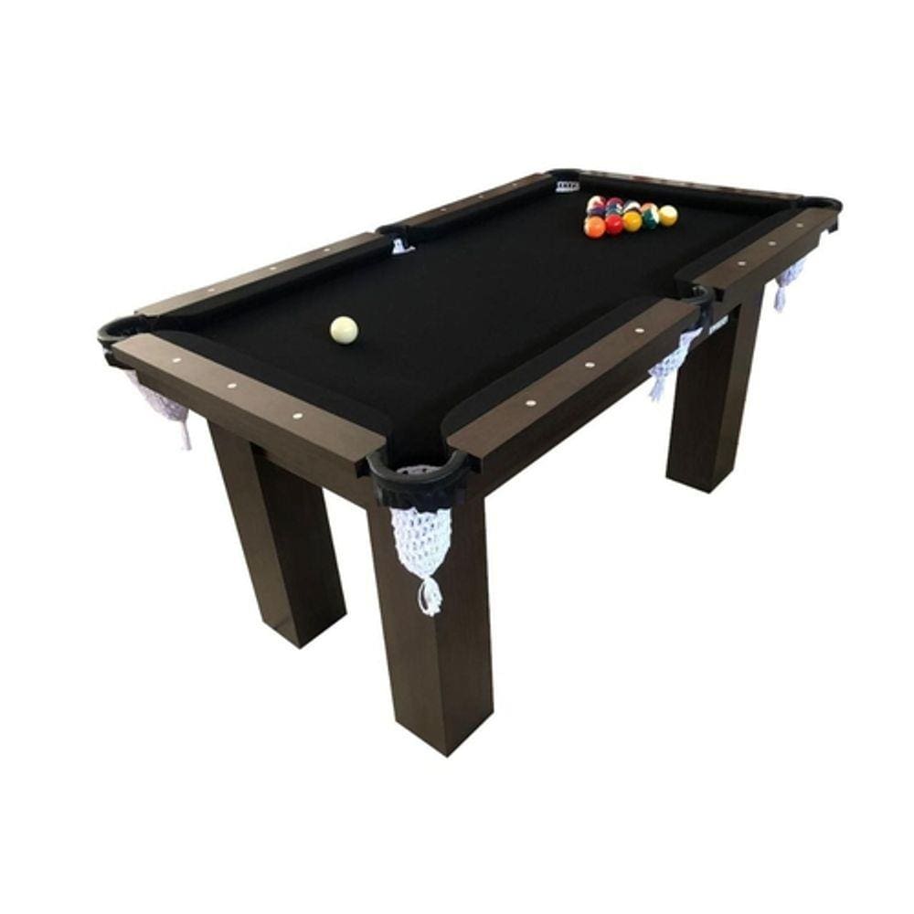 Mesa De Sinuca Infantil Bilhar Snooker De Luxo Braskit no Shoptime