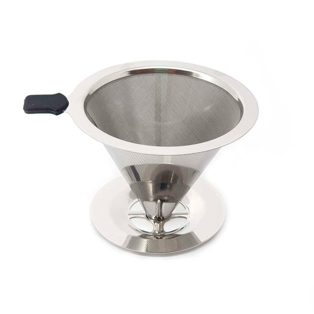 Coador De Café Aço Inox Reutilizável Médio