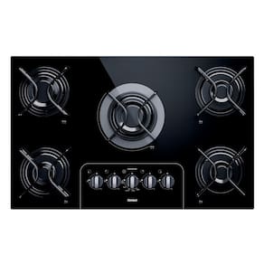 Cooktop Consul 5 Bocas Vidro Preto Chama Rápida