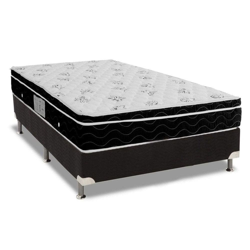 Conjunto Box-Colchão Ortobom Physical+Cama Casal 128
