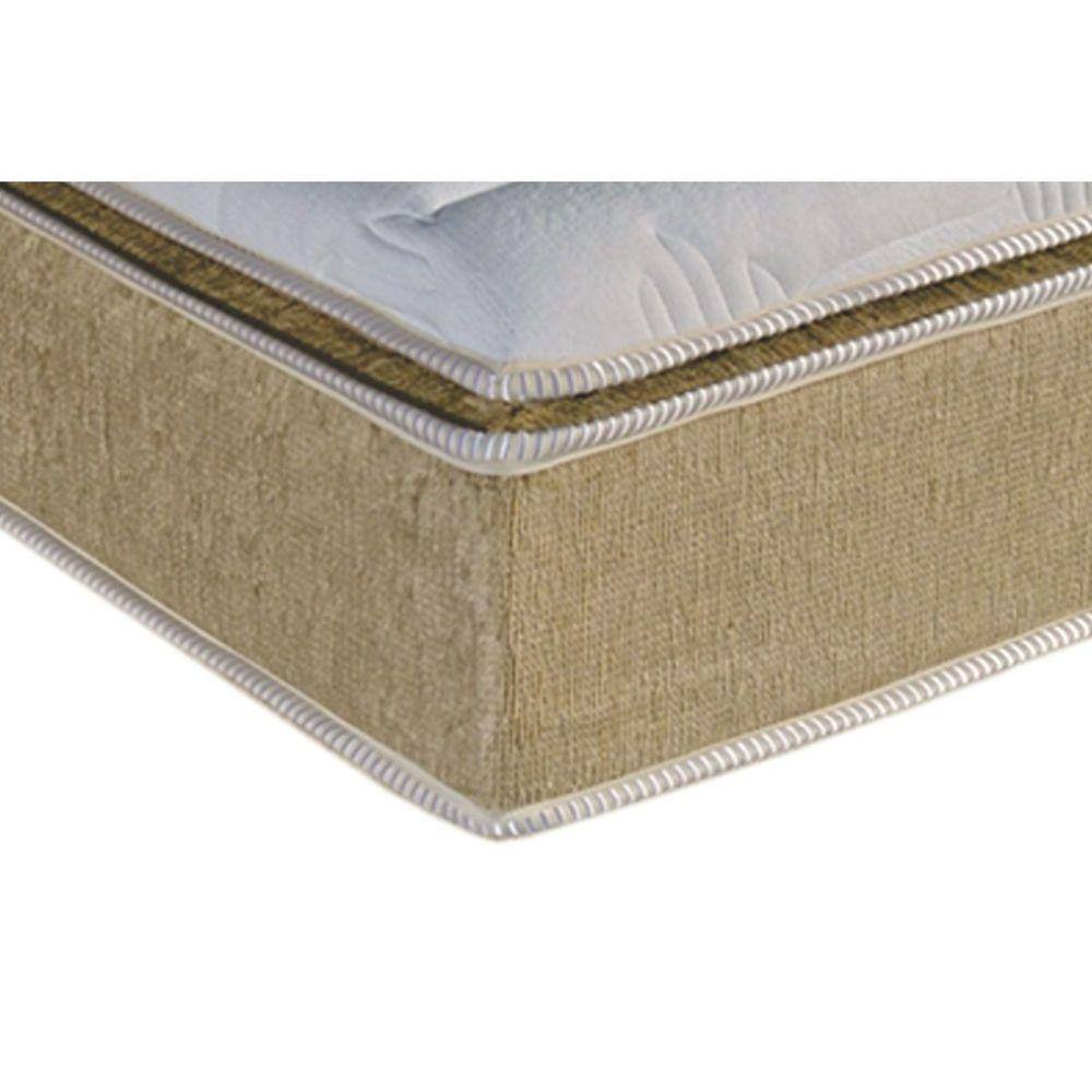 Colchão Pelmex Molas Pocket Night Bambu Bege Queen 158 | Casas Bahia