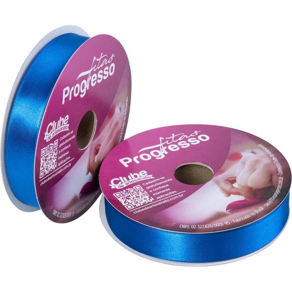 Fita De Cetim 22Mm 50Mts. Azul Royal 214