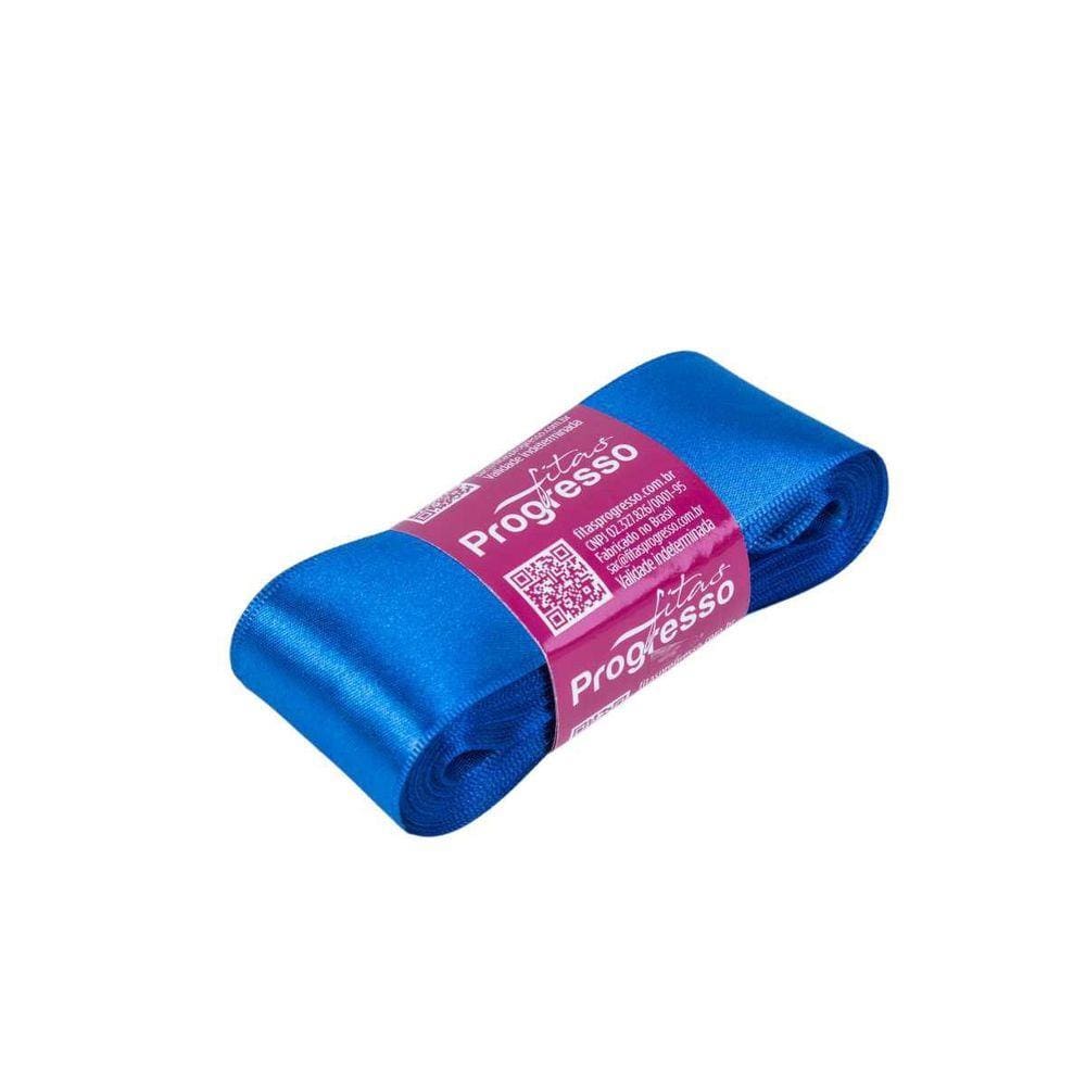 Fita De Cetim 38Mm 10Mts. Azul Royal 214