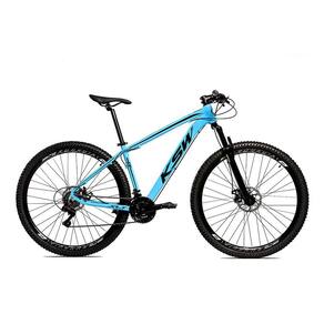 Bicicleta alumnio ksw shimano altus 24 vel freio hidrulico e