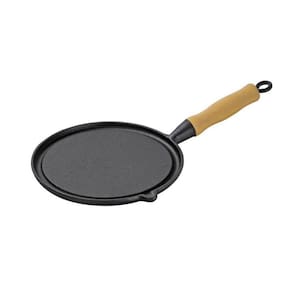 Bifeteira Chapa Ferro Fundido Redonda Lisa 23Cm