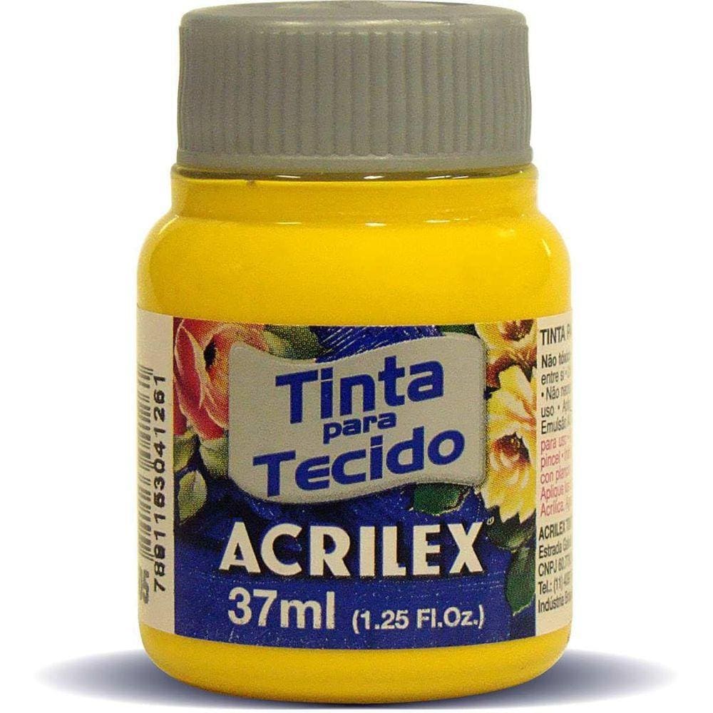 Tinta Tecido Fosca 037Ml Amarelo Ouro