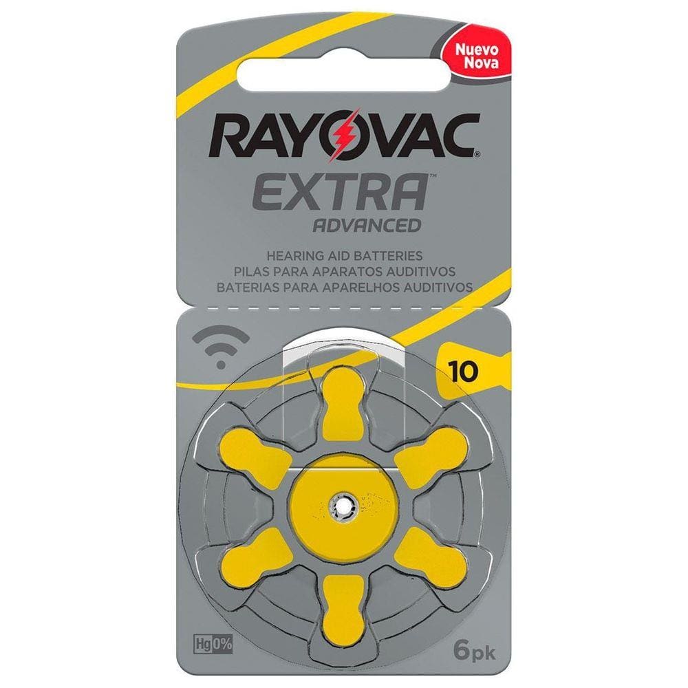 Bateria Auditiva Tamanho 10 Com 6 10Aux-6Xebra