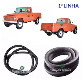 Kit Borracha Parabrisa Vigia Pick Up Ford F75 F-75 Willys
