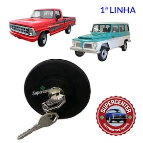 Tampa Combustível Chave F1000 F4000 Rural F75 Aero Willys