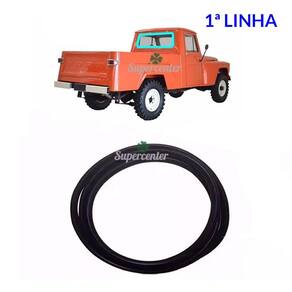 Borracha Vigia Vidro Traseiro F75 F-75 Pick Up Willys