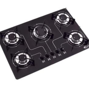 Fogão A Gás Cooktop 5 Bocas Bivolt
