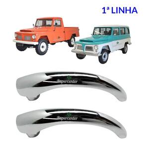 Par Maçaneta Interna Porta Ford Rural F-75 F75 Aero Willys