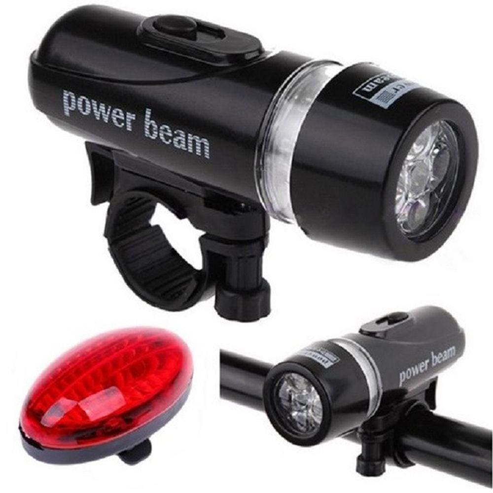 Luz Lanterna Led Segurança Bicicleta Traseira e Frontal