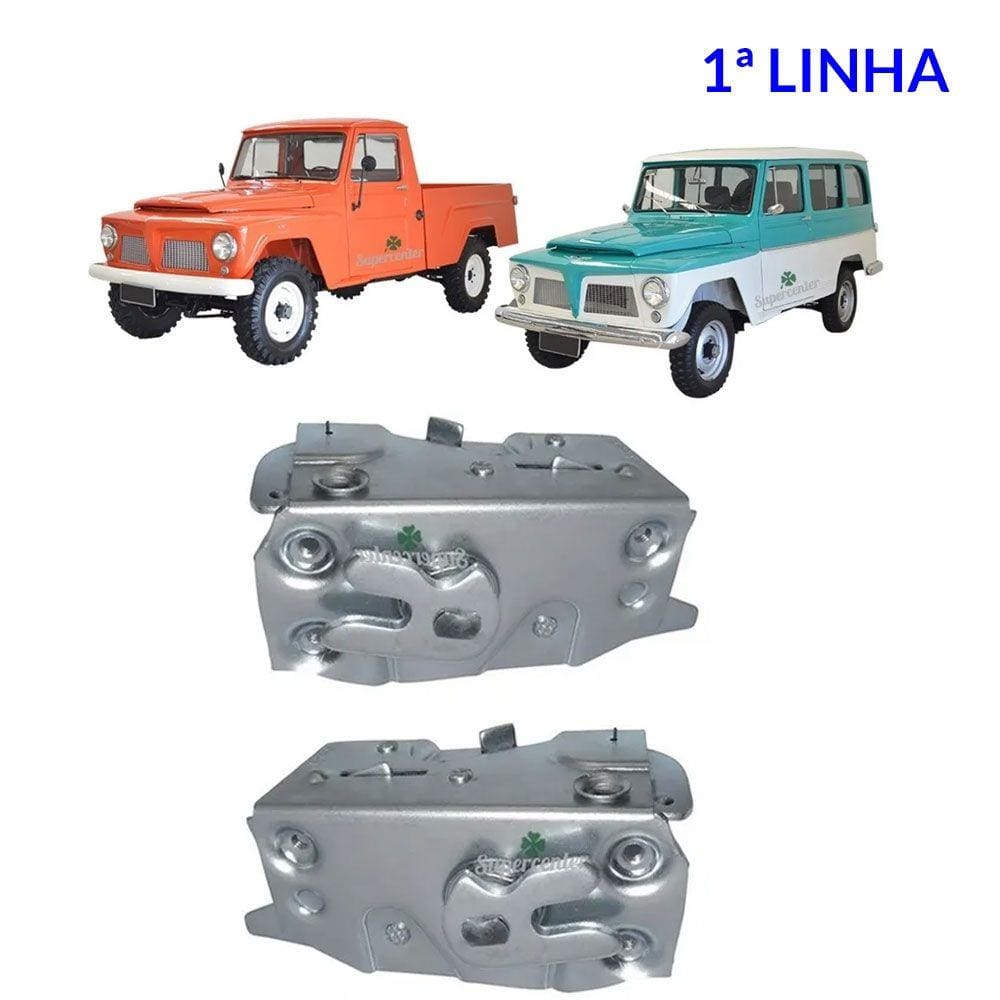Par Fechadura Da Porta Ford Rural Willys Pick Up F75 F-75
