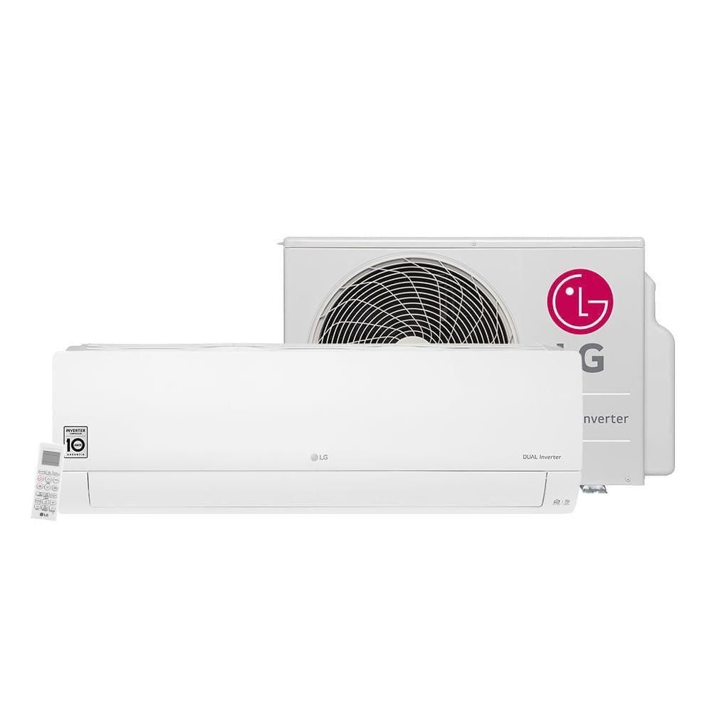 Ar condicionado split lg dual inverter voice 18 000 btu h quente e frio ...