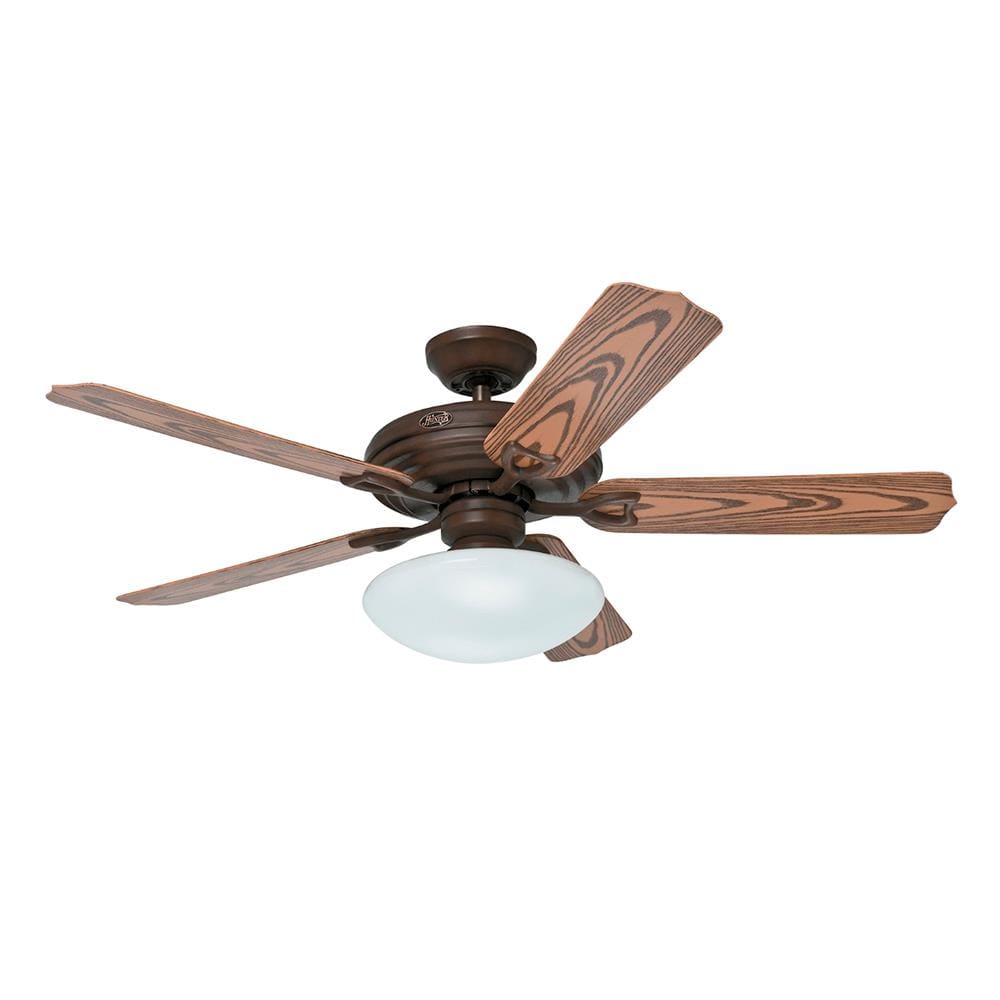 Ventilador de Teto Residencial Beaufort Carvalho Hunter Fan Oficial 127v