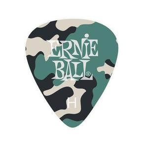 Kit 12 Palhetas Grossa Ernie Ball Camuflagem Celulose P09223