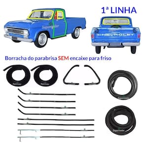 Kit Restauração Borracha Porta Vidro A10 C10 D10 C14 64 A 84