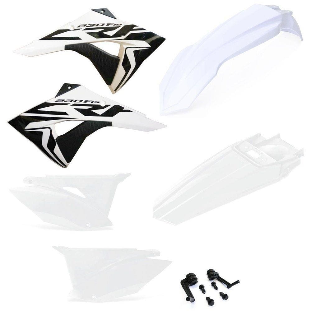 Kit Plástico Crf 230 Biker Elite Com Adesivos El1te