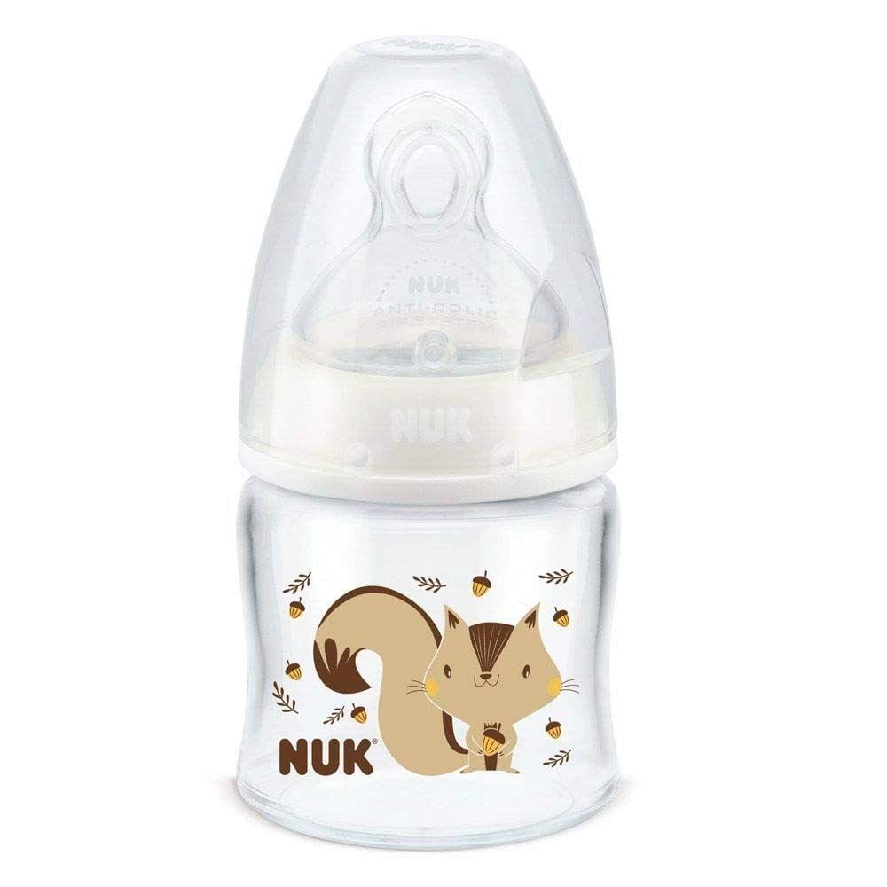 Mamadeira para RecémNascido 0 ml First Choice Esquilo NUK